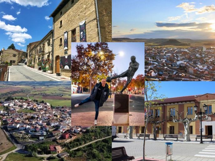 Collage Pueblos de Famosos famosos nacidos en la España vacía
