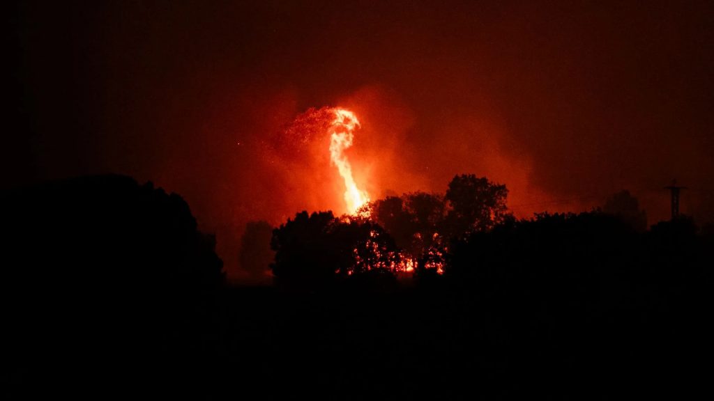 Incendio de Ávila que ha afectado a 19 pueblos en despoblación en España.