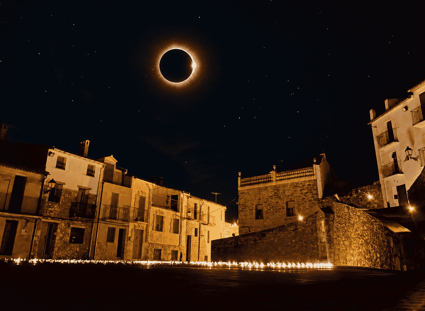 Pueblos para ver el eclipse. Culla, Castellón.